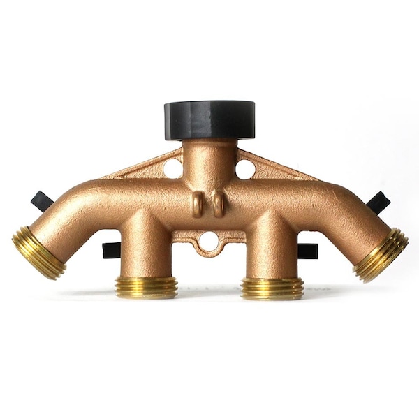 Brass Hose Faucet Manifold, 62010